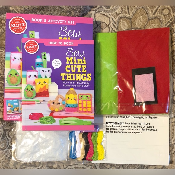 Klutz Sew Mini Cute Things Sewing Kit. Open Box. Contents Unused. - Picture 1 of 11